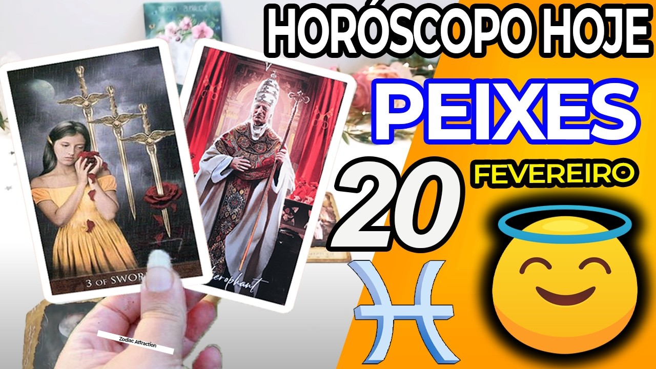 🙏 DEUS TE AVISE🙌🏼 AVISO❗ Peixes ♓ 20 Fevereiro 2026 | Horoscopo do dia de hoje ♓ Tarot Peixes