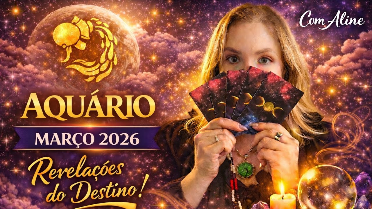♒ Aquário Tarô Março 2026 | UMA NOTÍCIA TRAZ REVIRAVOLTA, DESCONSTRUÇÃO 
