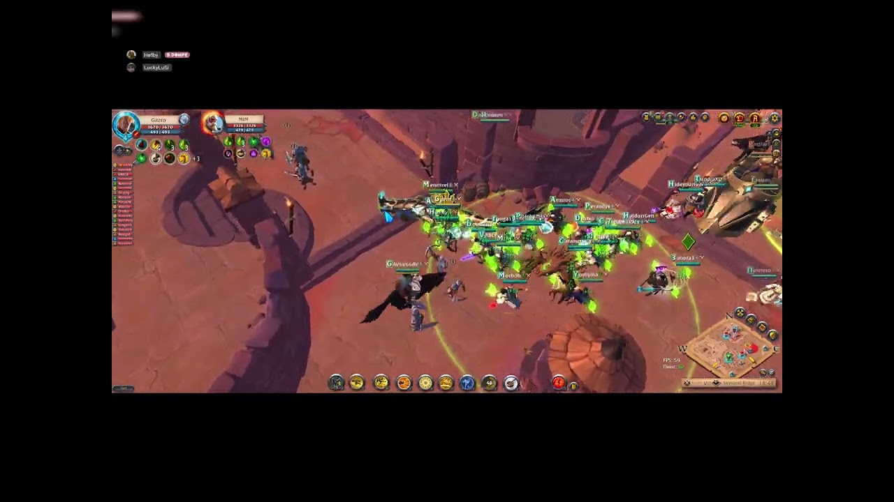 Albion Online 2025 10 26 Долгий файт, много сайдов  Замок