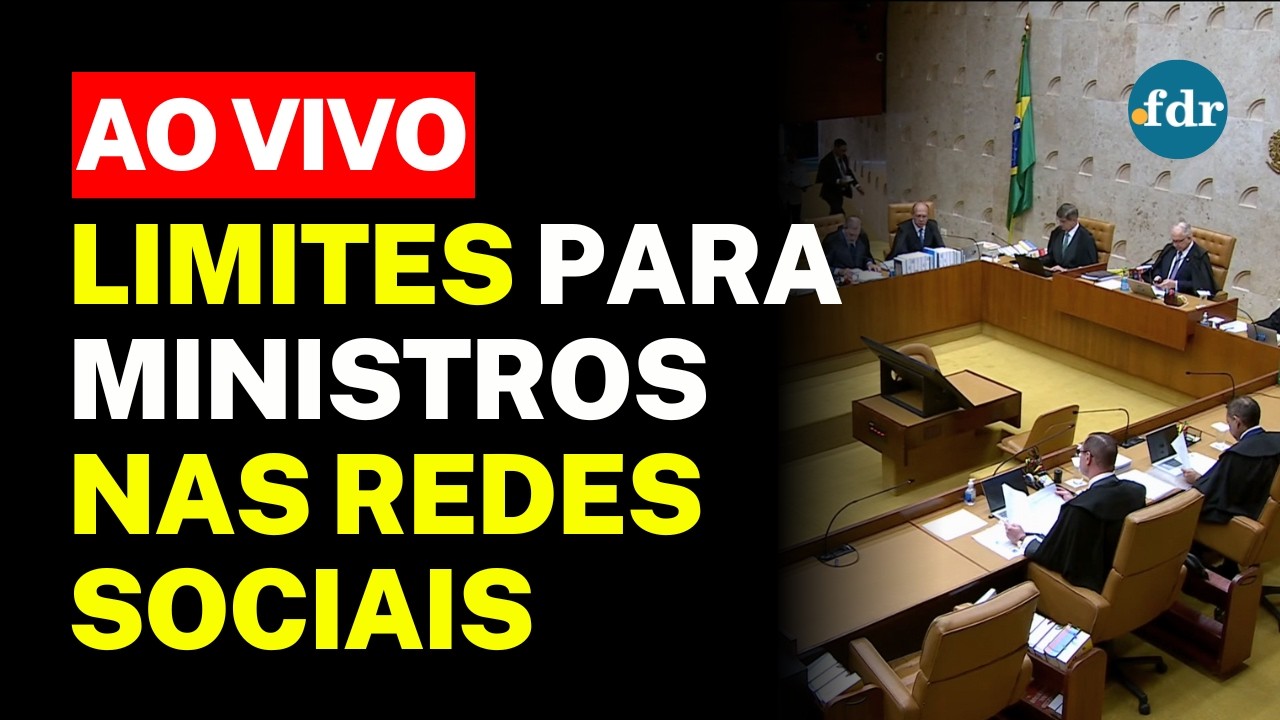 🔴 STF AO VIVO: JULGAMENTO DOS LIMITES PARA MINISTROS NAS REDES SOCIAIS | 1ª SESSÃO DE 2026