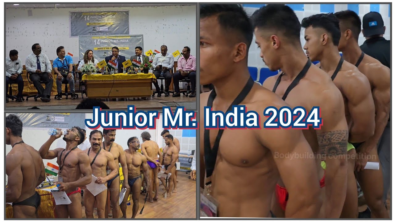 junior Mr. India 2024 weighing @Bodybuilding Competition