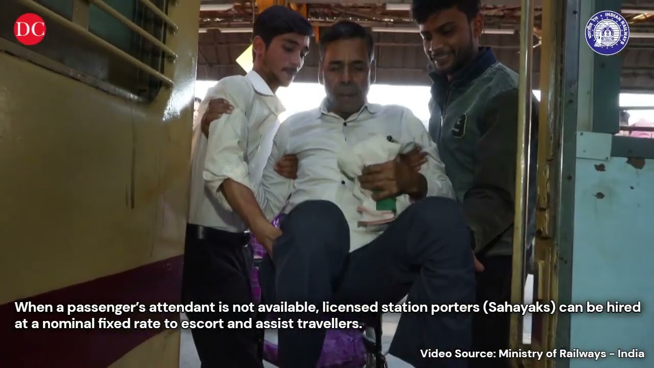 Indian Railways Wheelchair Assistance At 5,800+ Railway Stations For Divyangjan & Senior Citizens