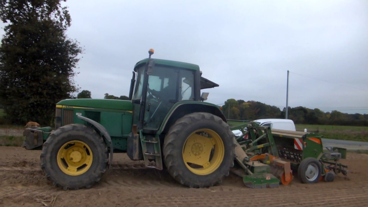 semis de blé 2016 John deere 6510