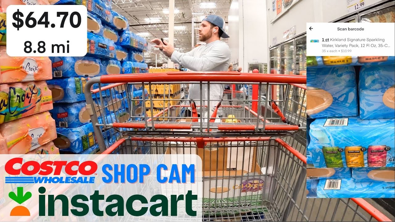 Shopping a $64 Instacart Order at Costco