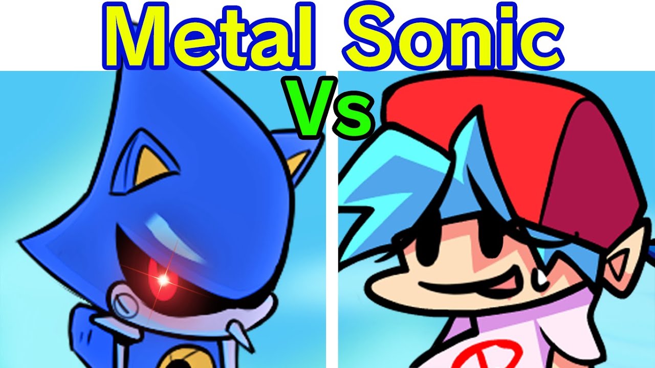 Friday Night Funkin' VS Metal Sonic FULL WEEK (FNF Mod/Hard/DEMO) (Exterminate Boyfriend) (Sonic CD)