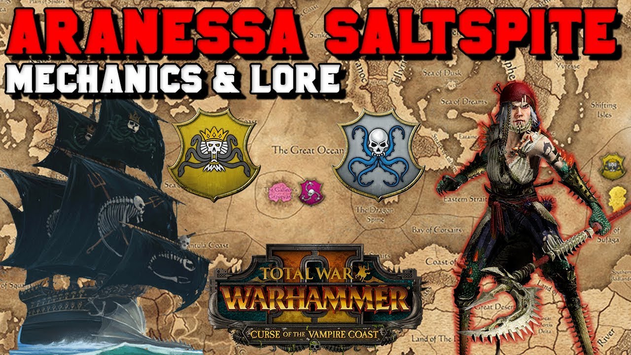 Arnessa Saltspite: Lore & Mechanics + 4th Lord NOT Silver Princess? | Total War: Warhammer 2