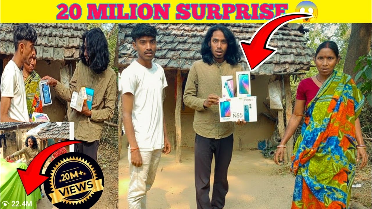 20 Milion Special Video 😱 | surprise video Mummy ko phone gift kiya 😊 #vlog @pandeyshivah 