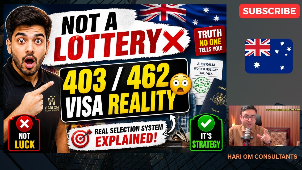👉 &ldquo;Australia 403 & 462 Visa Reality 🚨 Not a Lottery! Real Selection System Explained (2026)&rdquo;