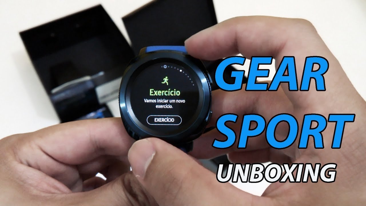 Gear Sport: Unboxing do smartwatch fitness da Samsung