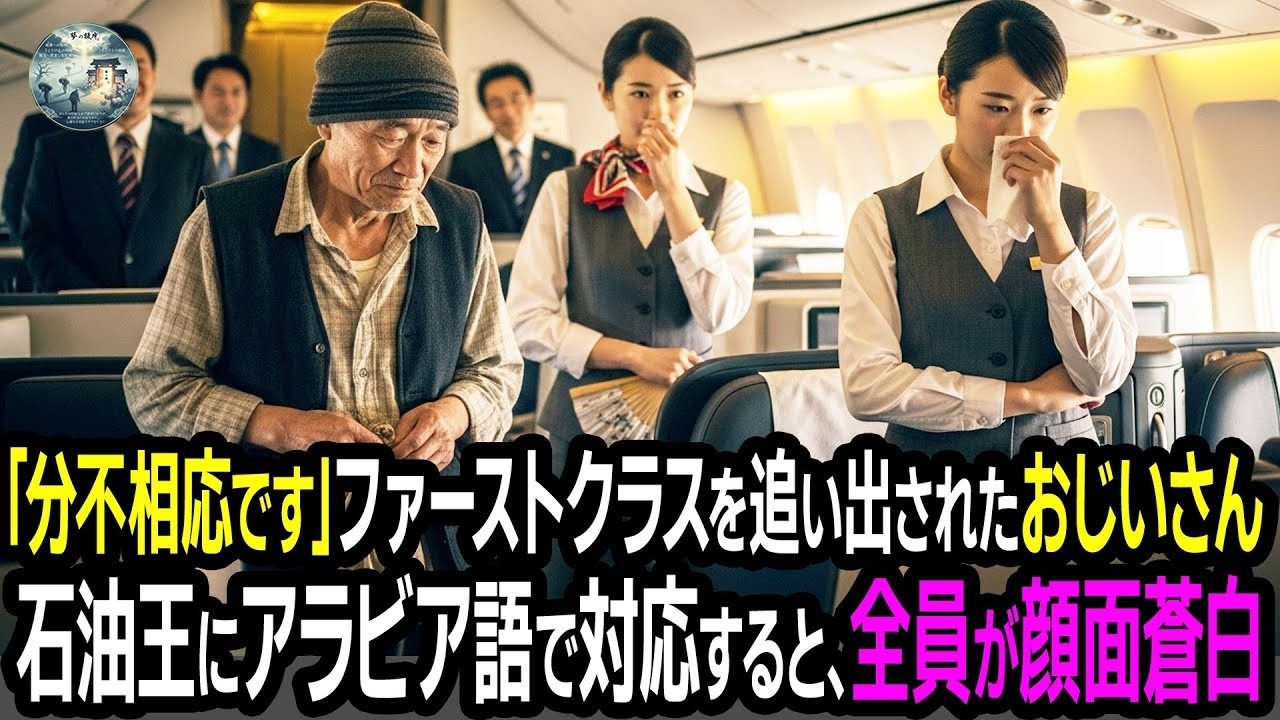 「あなたが座れる席ではありません」ファーストクラスで理不尽に追い出されたお爺さん…暴れる乗客に流暢なアラビア語で対応した瞬間、乗務員全員が震えだした