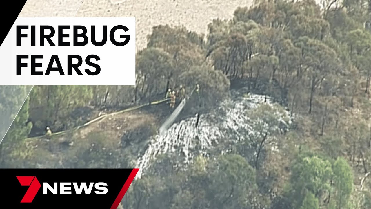 Fears arsonist behind out-of-control Highbury bushfire | 7 News Australia
