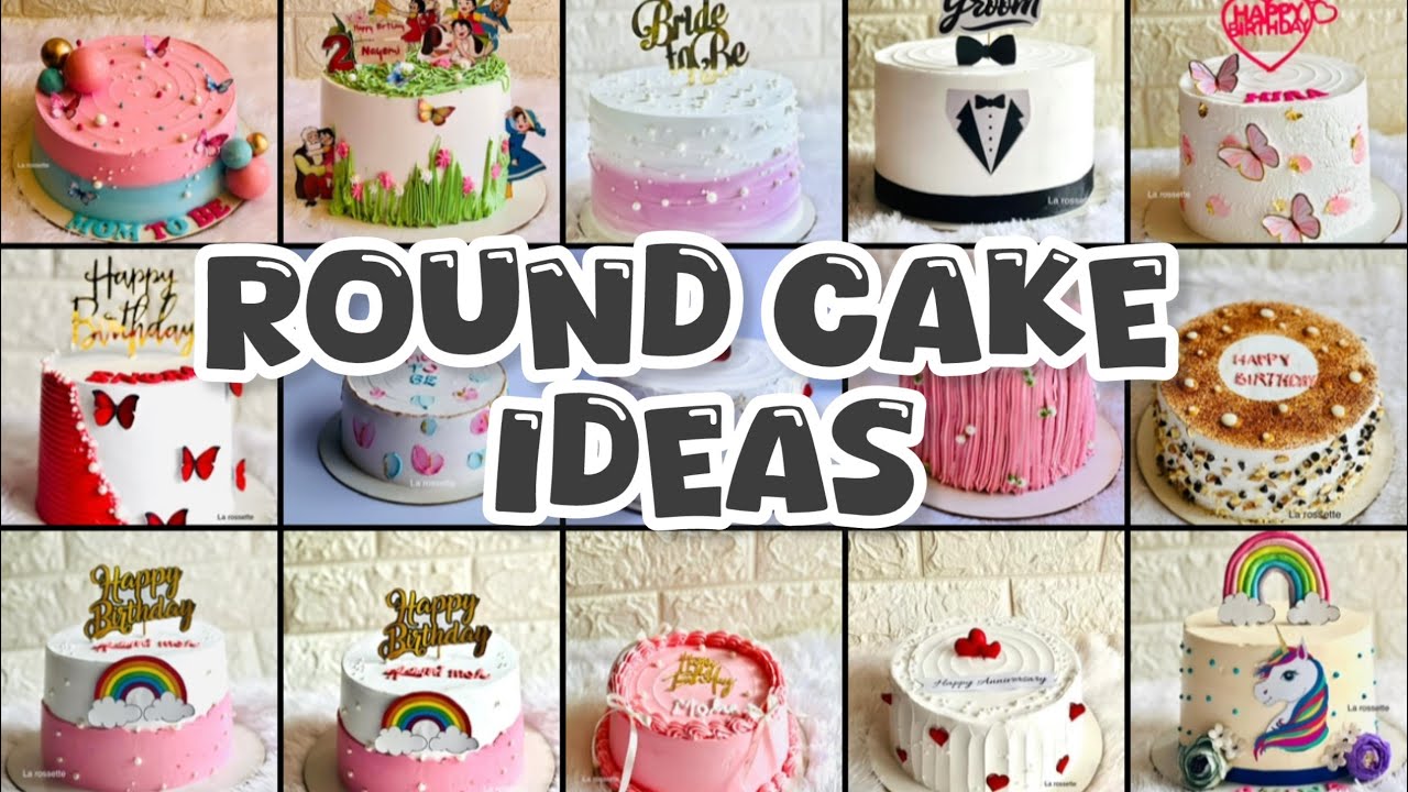 Most satisfying cake design ever🍰✨Round cake ideas#cake #trending #cakedecorating #birthdaycake 