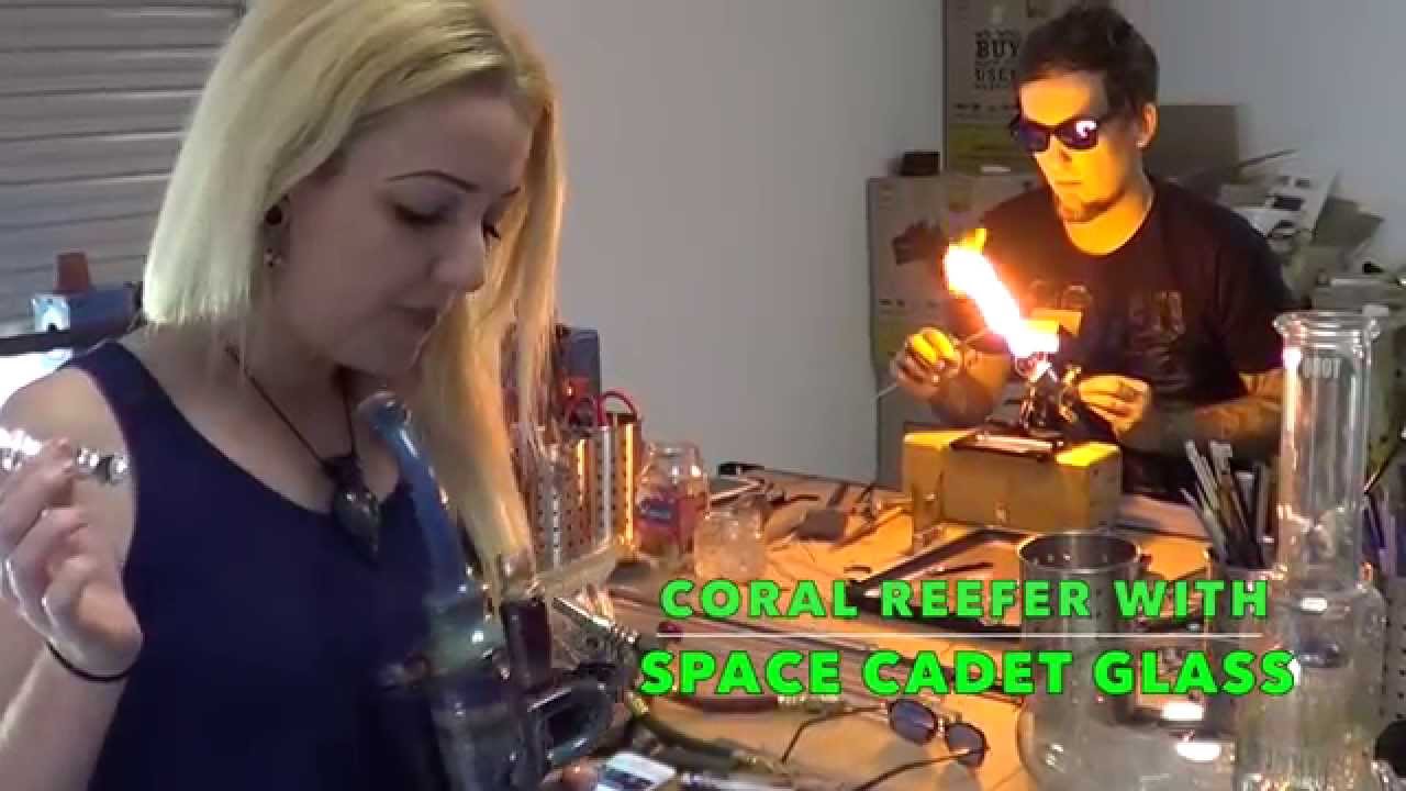 MELTING GLASS IN AUSTRALIA | torch work | SpaceCadetGlass & CoralReefer