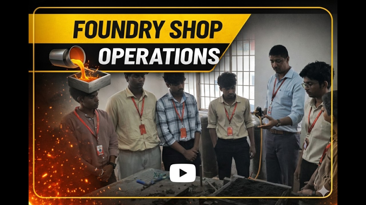 FOUNDRY SHOP OPERATIONS | Basics of Civil and Mechanical Engineering | SNS INSTITUTIONS
