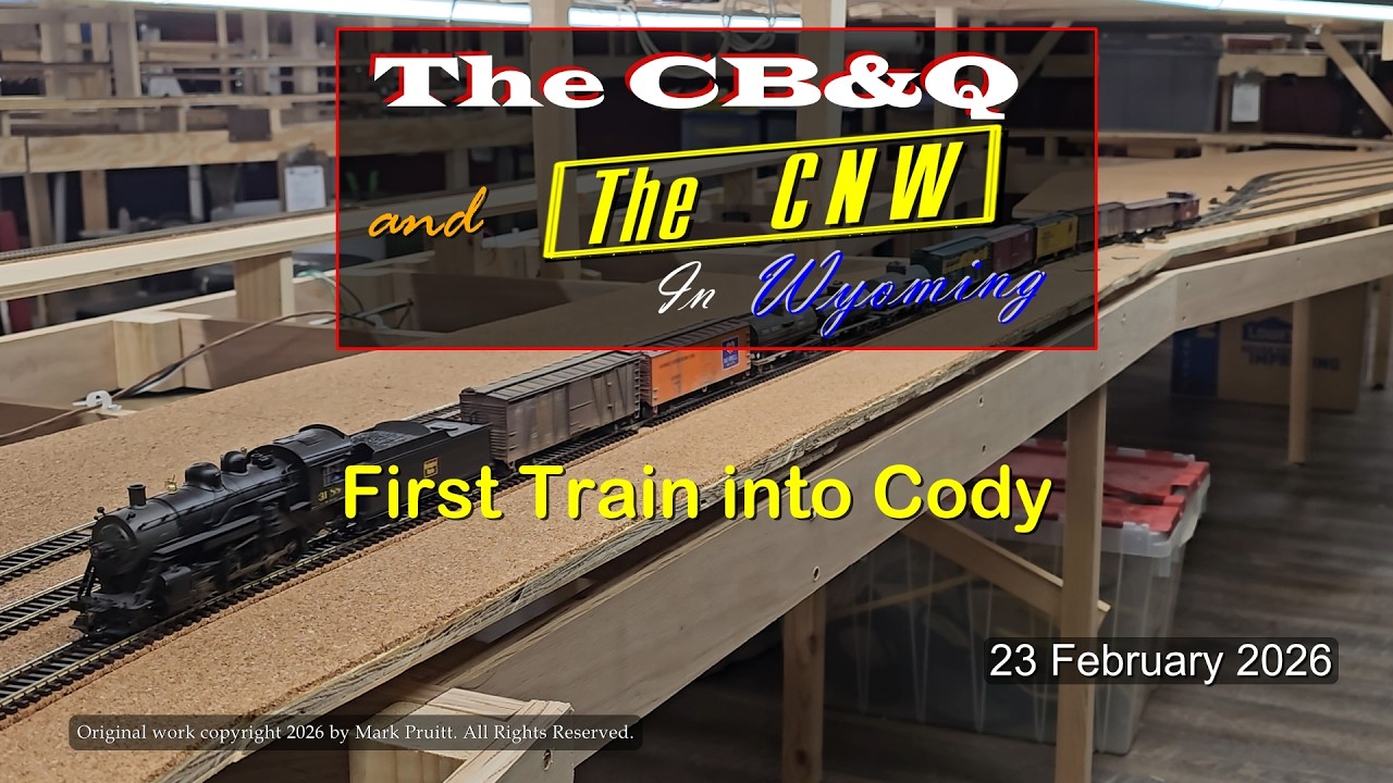 2026 02 23 First Train into Cody