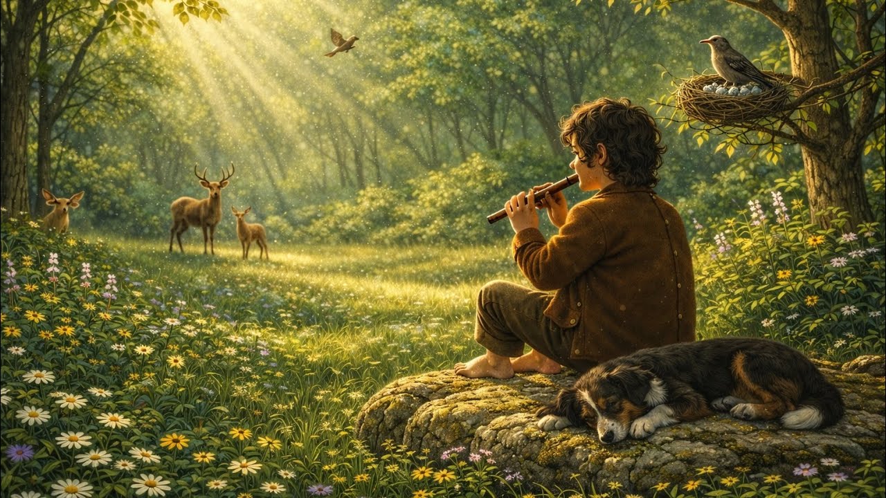 Soft Songs of Hobbiton Hills | LOTR Style Music for Focus & Calm