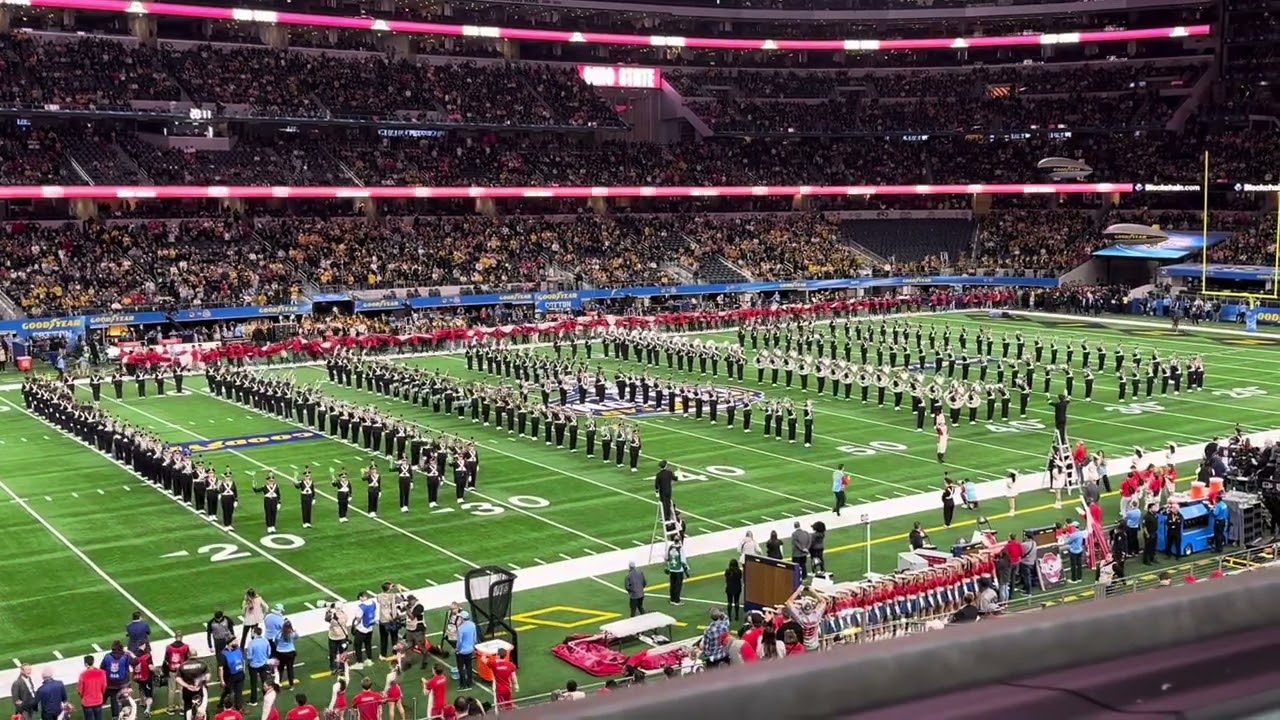 The Ohio State University Marching Band OSUMB-pregame-Cotto Bowl vs Missouri 12/29/23