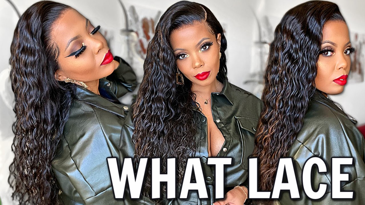 😱 WHERE's the LACE? No GLUE NEEDED! Beginner Curly Wig + Super NATURAL Hairline 360 Lace |OMGHERHAIR