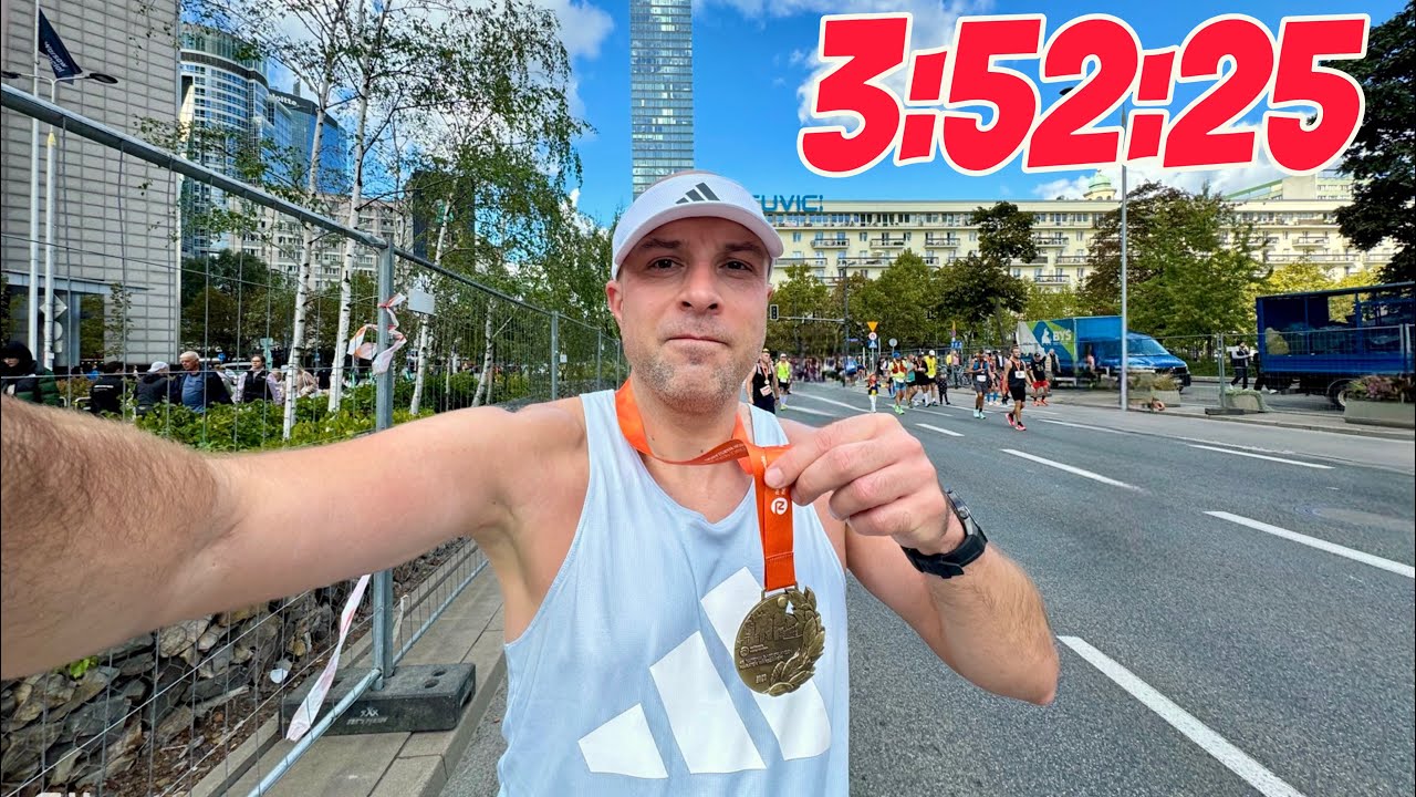 46.NN Maraton Warszawski 2024 - sinusoida tragedii i szczęścia MEGA WYNIK 🔥