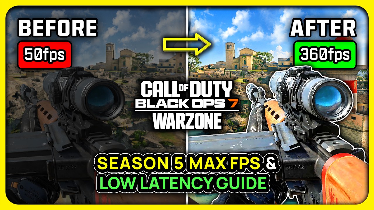COD BO7 Warzone Season 5 &mdash; Лучшие настройки ПК для МАКСИМУМА FPS ✅