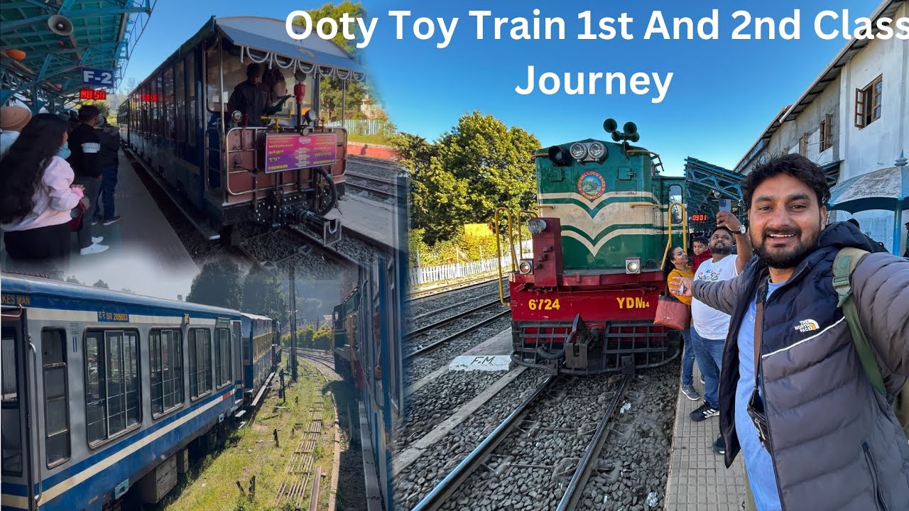 Ooty Toy Train 1st And 2nd Class Fair And Journey |Udhagamandlam Ooty To Coonoor Train Journey