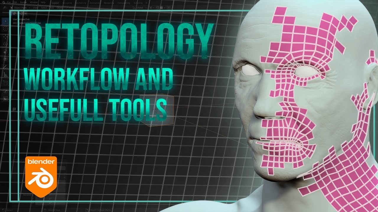 Blender 3.6 RETOPOLOGY Tutorial | Detailed Guide For BEGINNERS (Without Add-ons)