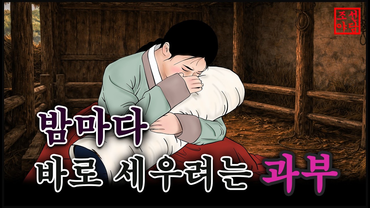 조선야담#31 밤마다 바로 세우려는 과부 # 옛날이야기 #야담  #민담