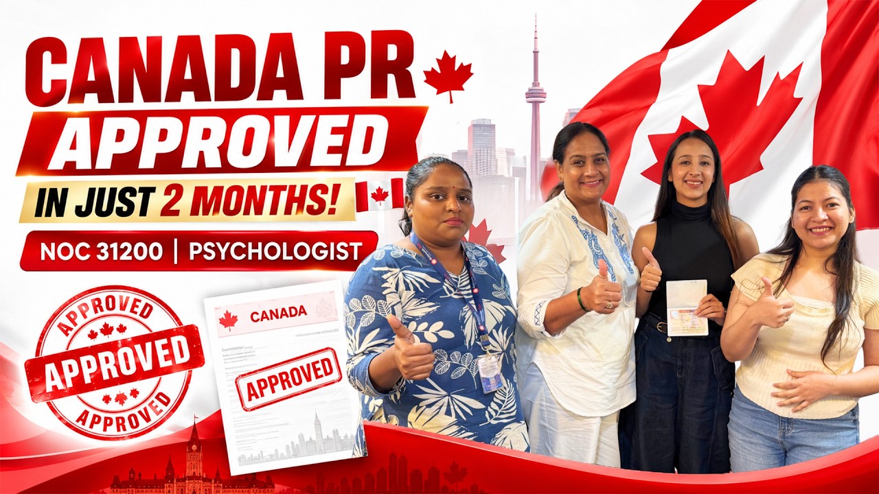 Canada PR Approved in Just 2 Months | Tanya Gahlot | PNP Success Story | Psychologist NOC 31200