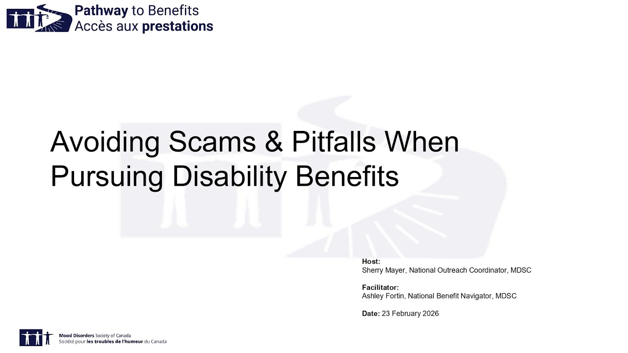 Session 6 Avoiding Scams & Pitfalls When Pursuing Disability Benefits