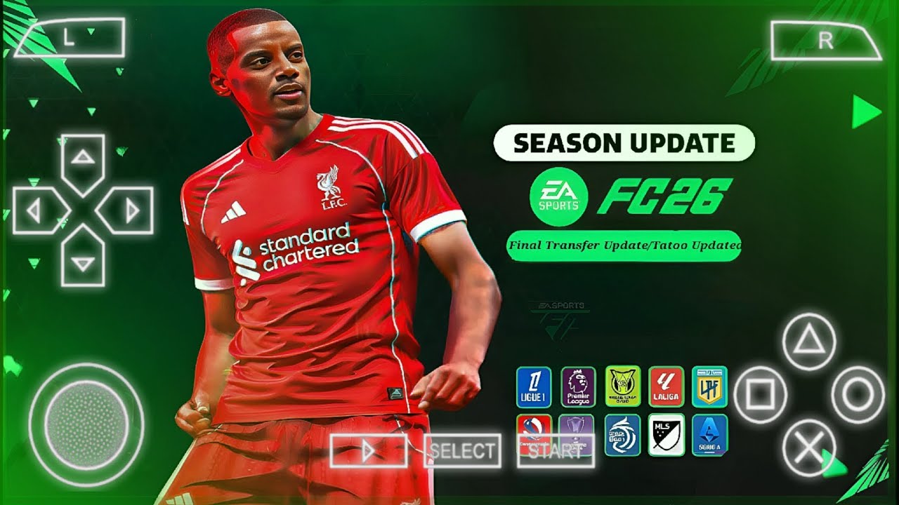 FIFA 2026 PSP ORIGINAL Android Offline 4K Camera | EA FC 26 PSP HD Graphics New Kits &Transfer