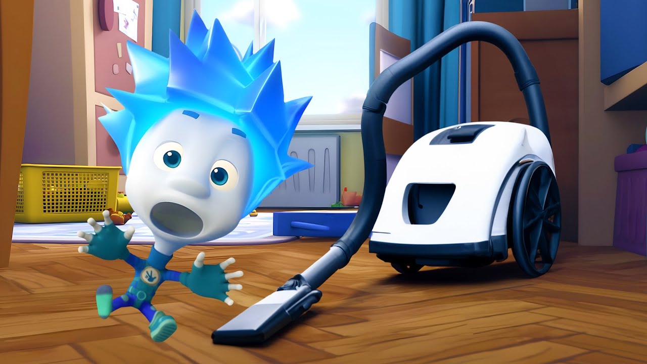 Nolik gets sucked into the vacuum! 🫢 | The Fixies