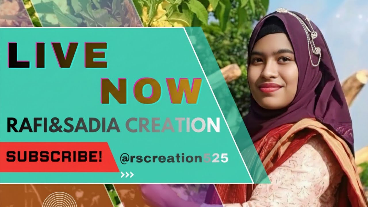 🔥তোমাদের জন্য লাইভ অন ❤️Rafi&Sadia Creation is live!