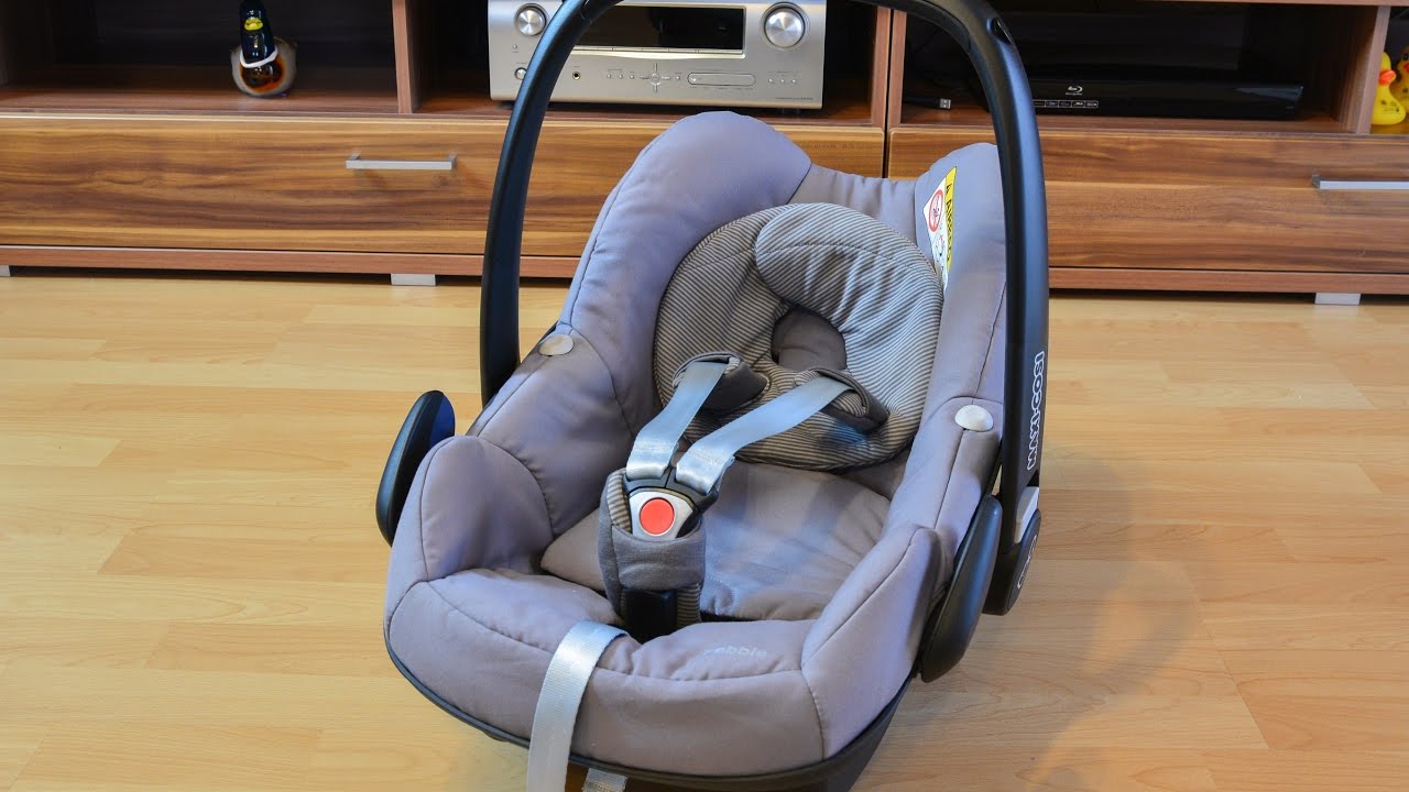 Maxi Cosi Pebble reinigen / Bezug abnehmen