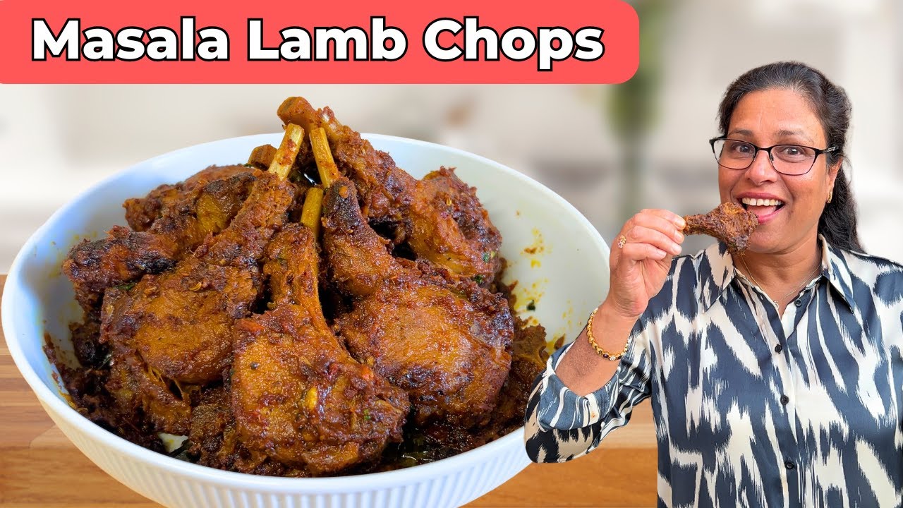 Masala Lamb Chops Recipe in Tamil