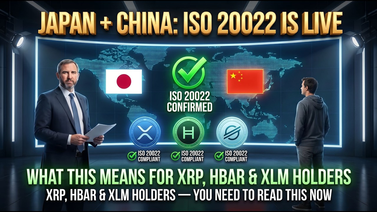 Япония и Китай подтвердили соответствие стандарту ISO 20022. Владельцам XRP, HBAR и XLM &mdash; вам нуж...