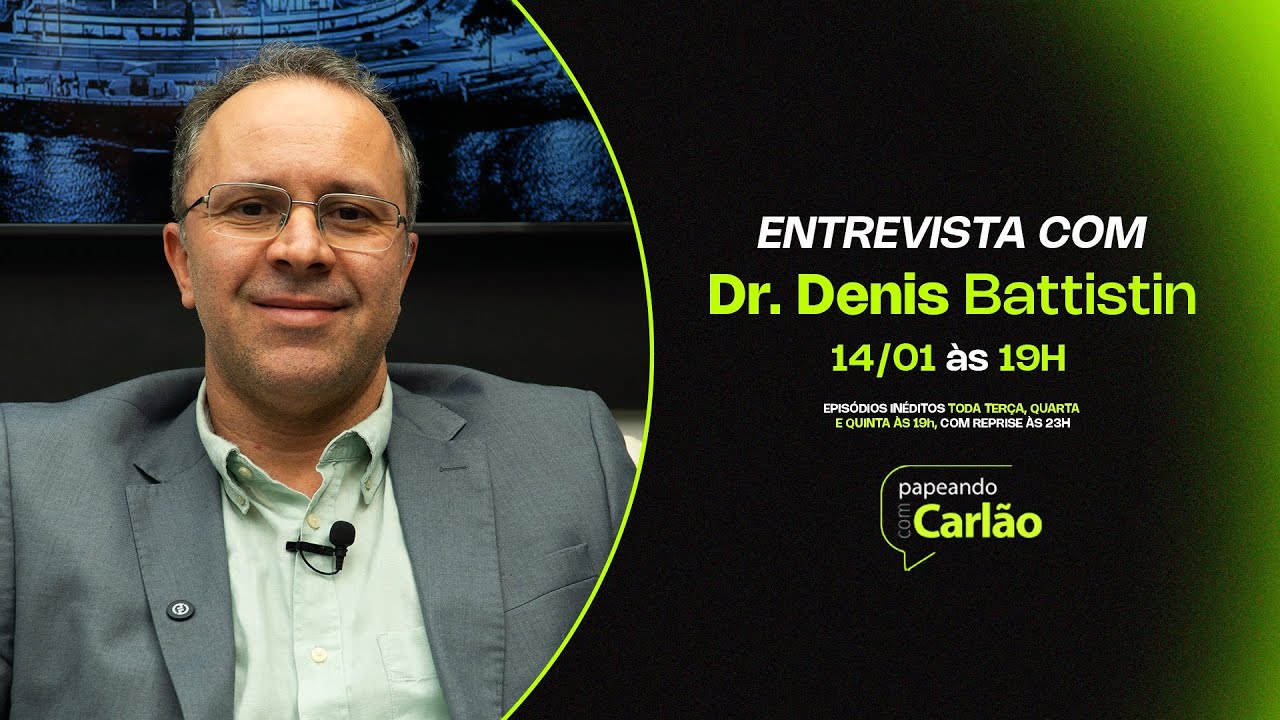 Papeando com Carlão | Denis Battistin • EPISÓDIO 195