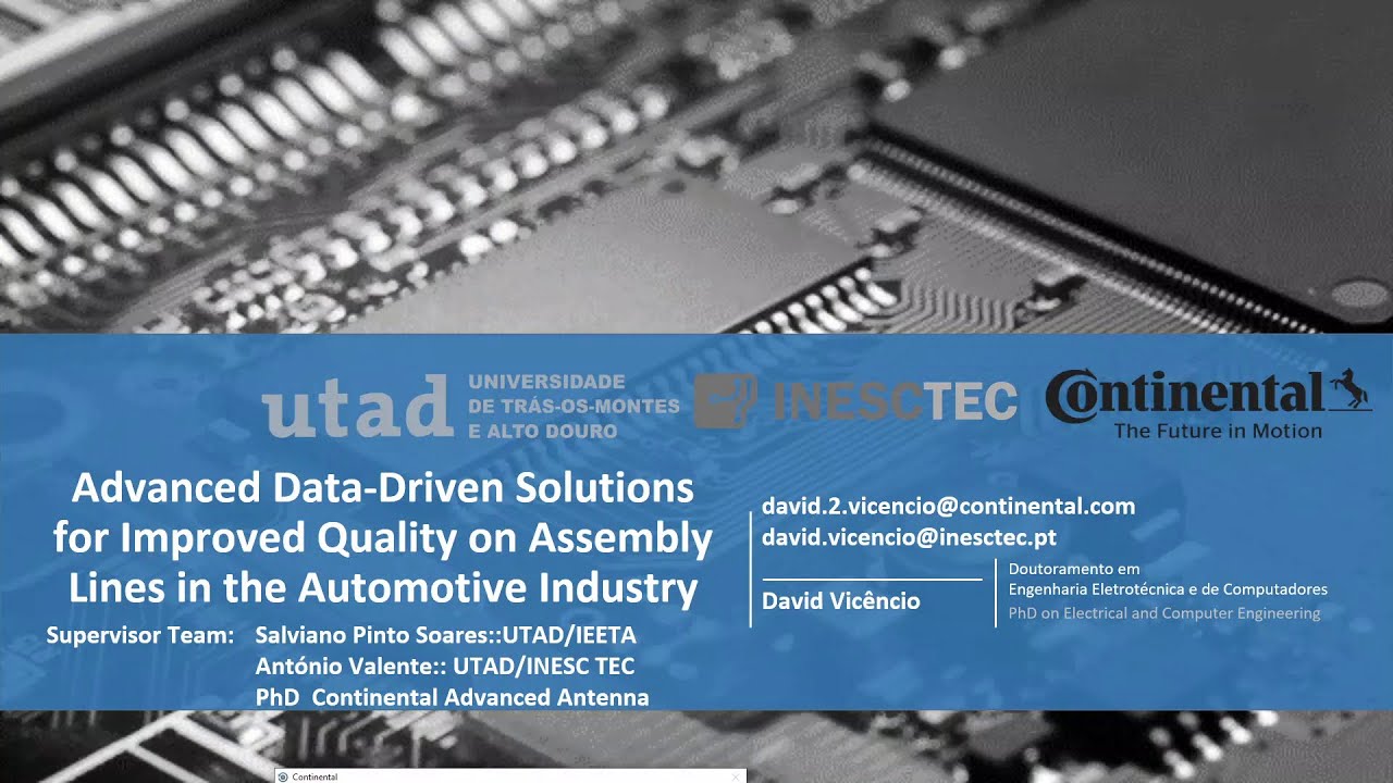 Advanced Data-Driven Solutions for Improved Quality on Assembly Lines in the Automotive Industry