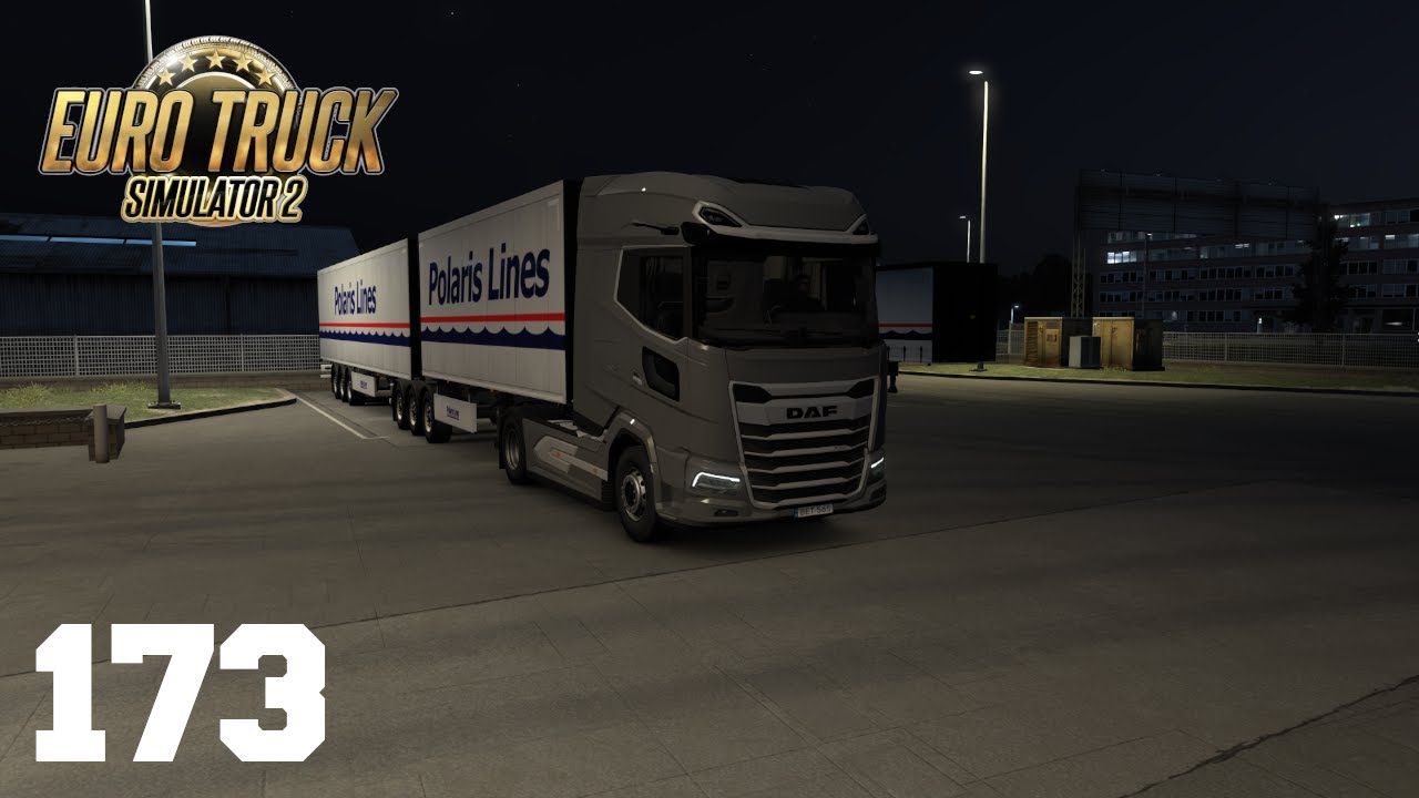 Euro Truck Simulator 2 - GAMEPLAY - Trelleborg a Aahrus #173 60 FPS FHD