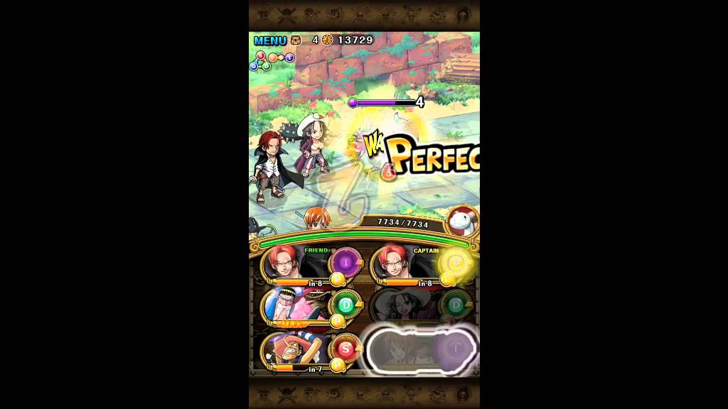 [OPTC] Shanks Team Vs Rainbow Dragon Sanctuary [Walkthrough]