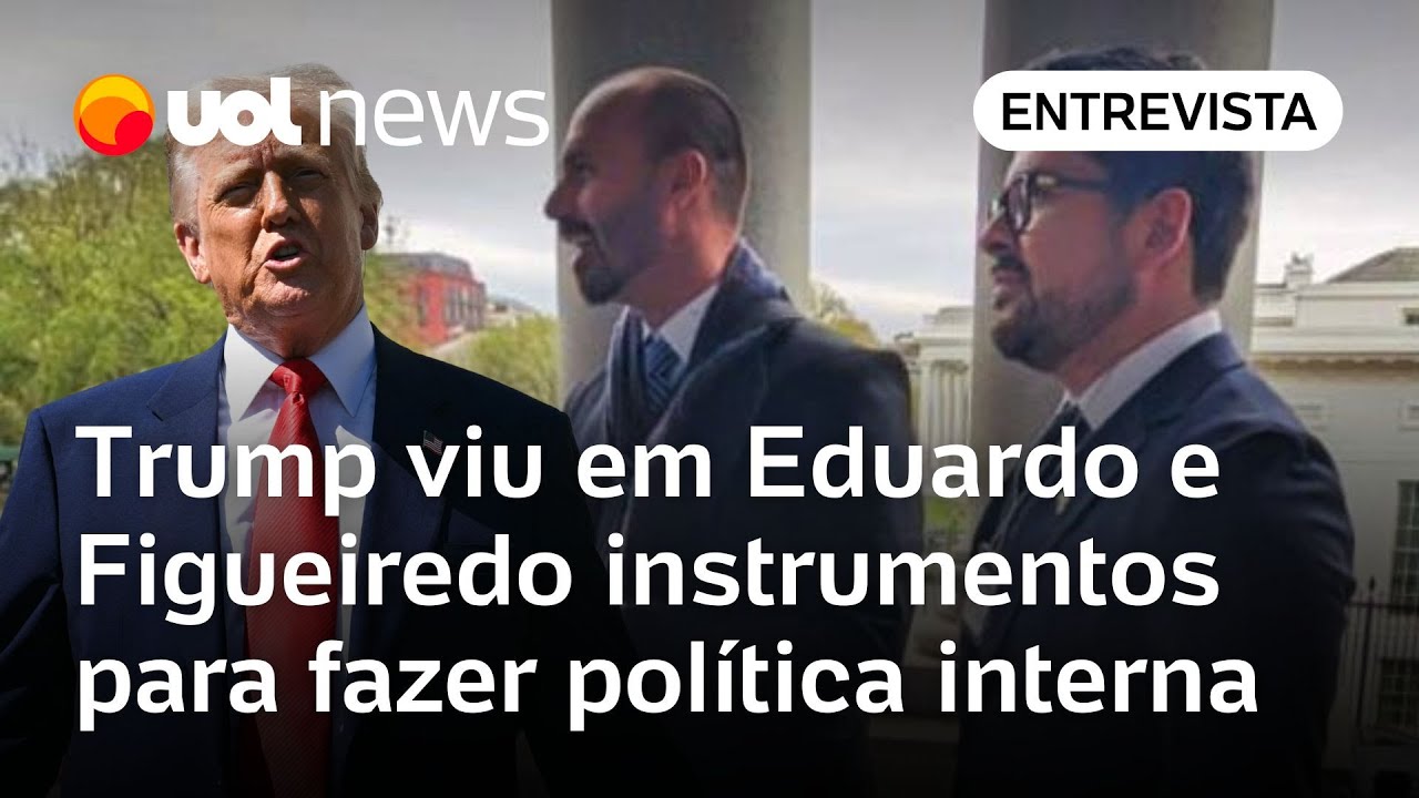 Trump achou em Eduardo Bolsonaro e Figueiredo meios para avançar sua política interna, diz professor