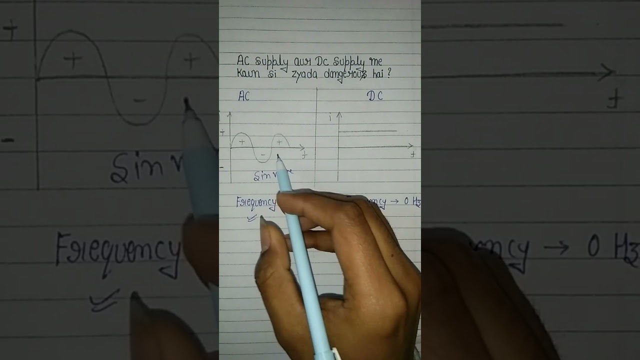 AC aur DC supply Danger kon||  Reason: 50 Hz muscle lock⚡⚡⚡