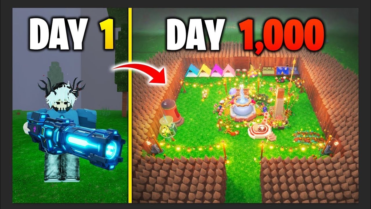 We Built the STRONGEST Base in Under 1000 Days  99 Nights in the Forest #roblox #99nightintheforest