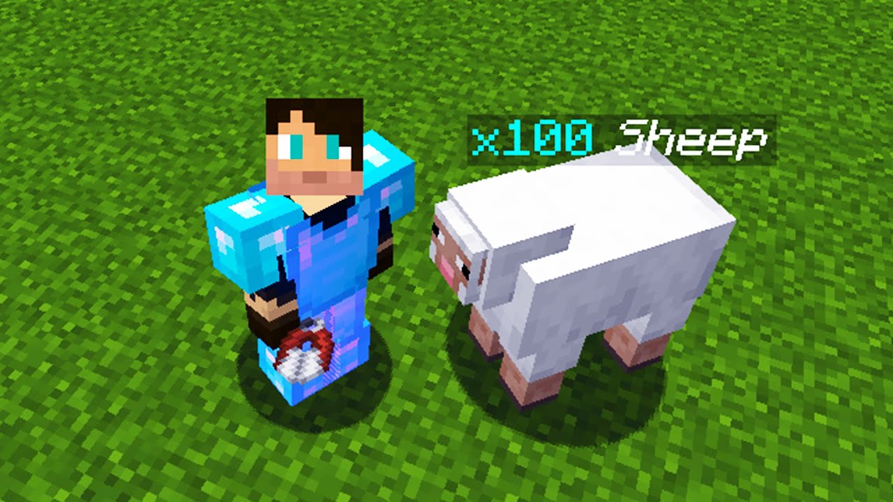 IK MOET 400 SCHAPEN SCHEREN ALS OPDRACHT! - Minecraft Skyblock