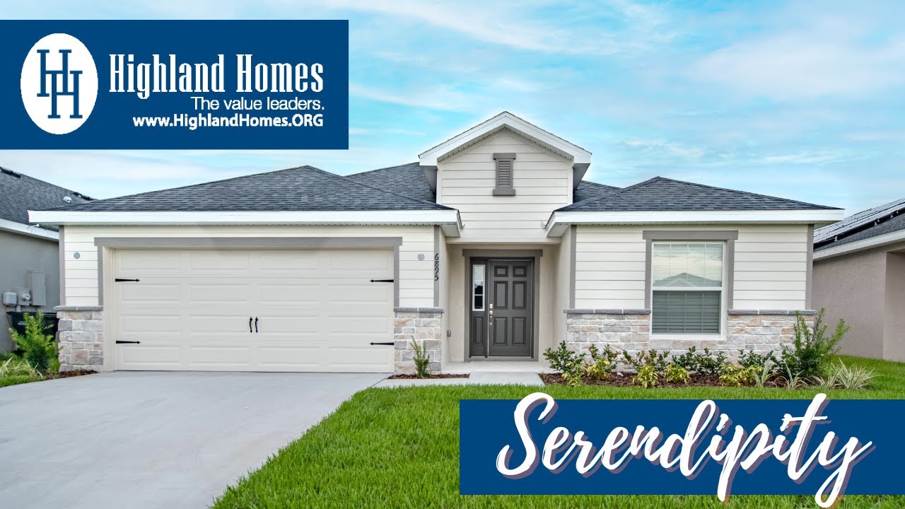 Serendipity home plan by Highland Homes - Florida New Homes for Sale