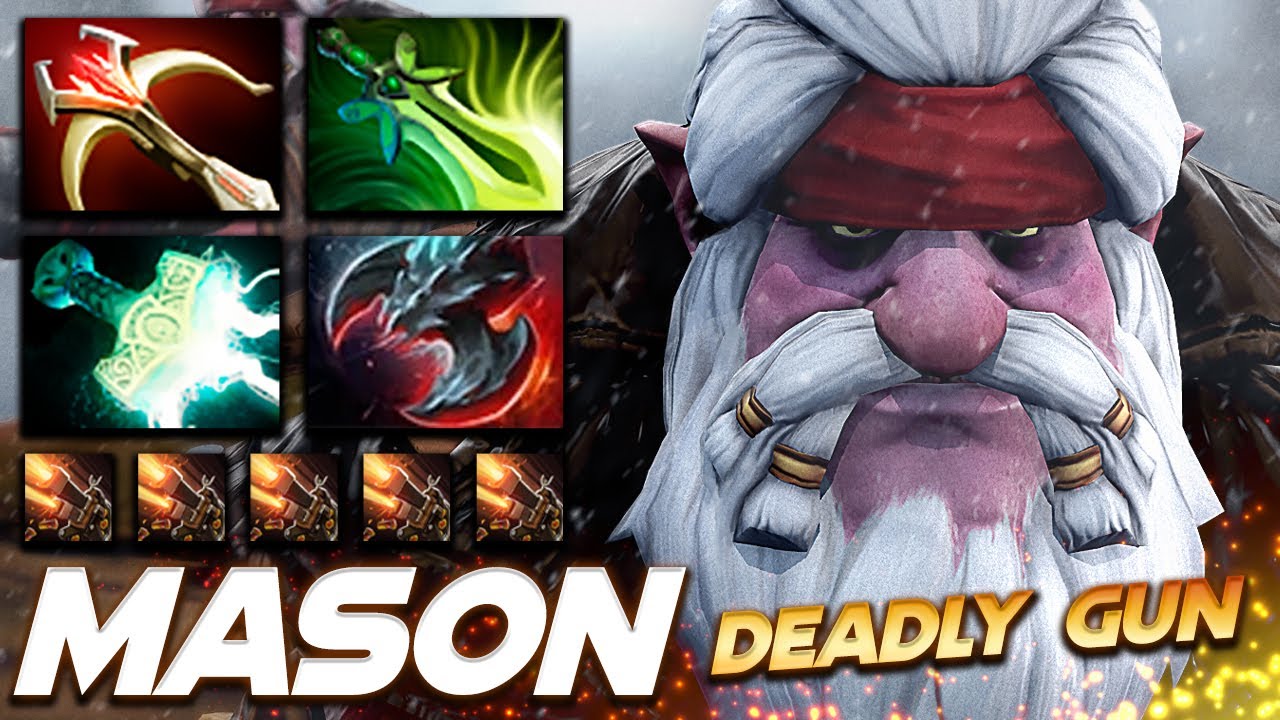 Mason Sniper Deadly Gun - Dota 2 Pro Gameplay [Watch & Learn]