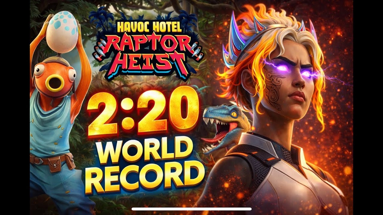 Fortnite Havoc Hotel Raptor Heist WORLD RECORD 