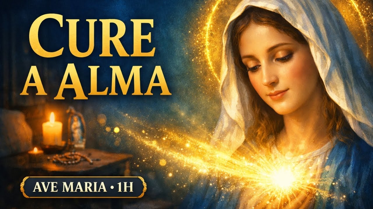 AVE MARIA EM CANTO GREGORIANO: LIMPEZA ESPIRITUAL e DESCANSO PARA O CORAÇÃO (1 HORA)
