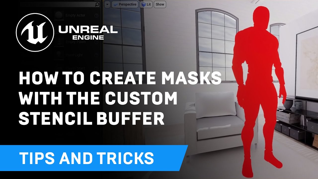 How to Create Masks With the Custom Stencil Buffer | Tips & Tricks | Unreal Engine