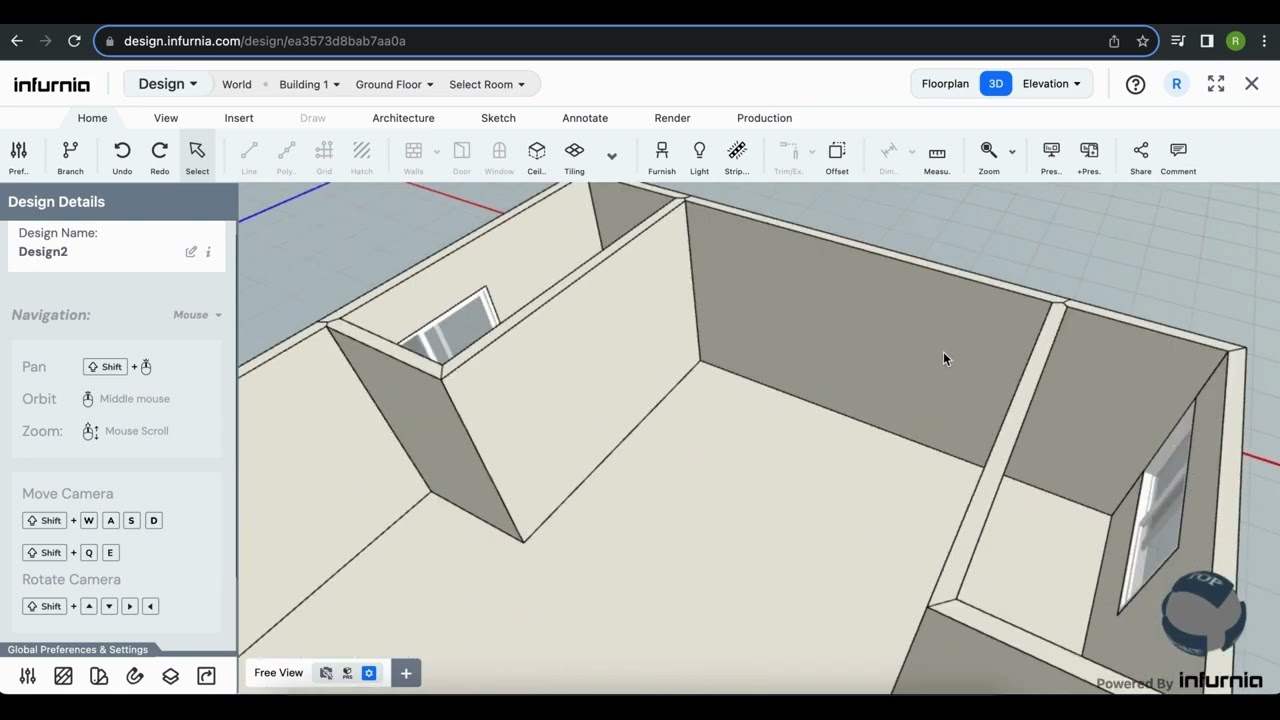 How to design a complete kitchen on Infurnia?
