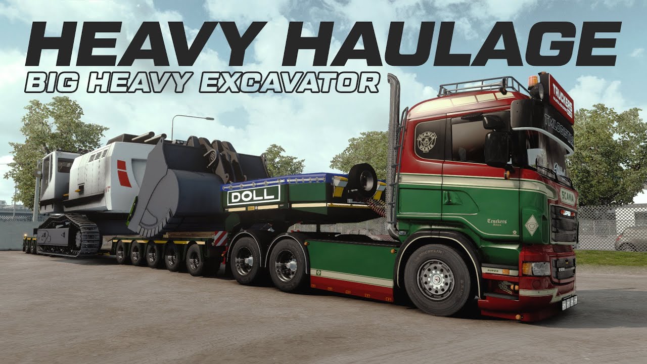 ETS2 1.44 Heavy Haulage  - Big Excavator